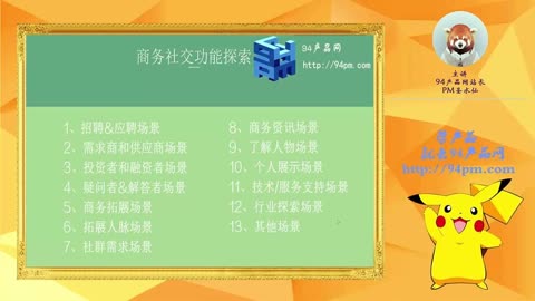 【94产品网专题】商务社交分析